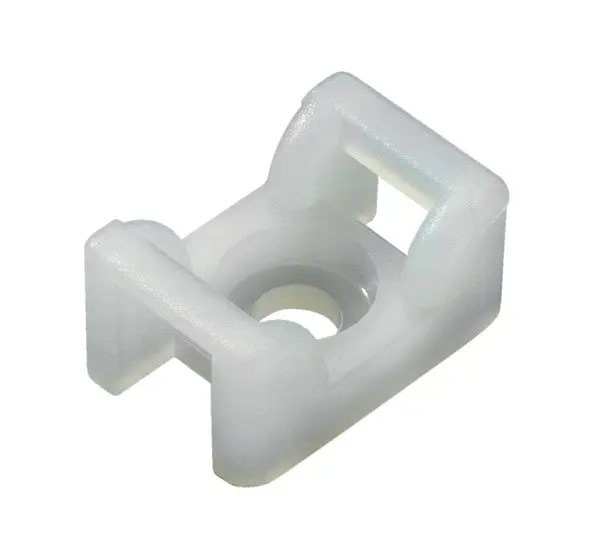 Produktfoto 1 von HellermannTyton Schraubbefestigung KR Befestigungssockel, Nylon 6.6 Natur 18 mm x 6 mm Kabelbinder x 12 mm für 4.5 mm