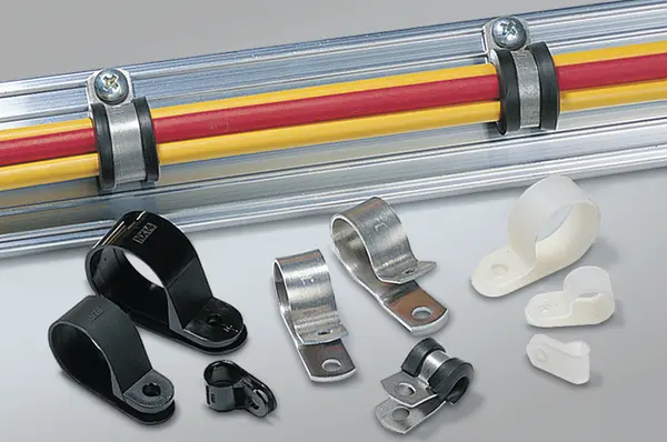 Produktfoto 1 von HellermannTyton Kabelklemme Schraubbefestigung, Kabel-Ø 19.1 mm Aluminiumlegierung Natur
