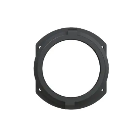 Produktfoto 1 von PMA PMAGRIP Polyamid 6 Kabelrohr Befestigung Gerades Flansch-Rohrfitting M6 95 mm Schwarz Schwarz-Finish IP65