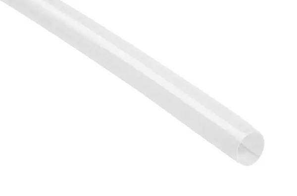 Produktfoto 1 von HellermannTyton 336 Wärmeschrumpfschlauch, Polytetrafluorethylen PTFE Klar, Ø 7.67 mm Schrumpfrate 2:1, Länge 1.22m