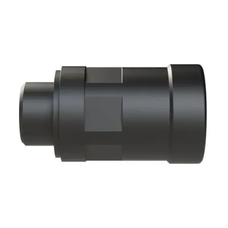 Produktfoto 1 von PMA Polyamid 6 Kabelrohr Befestigung Stecker - gerade - zweiteilig M16 10 mm Schwarz Schwarz-Finish IP69
