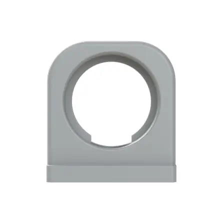 Produktfoto 1 von PMA PMACLIP Polyamid 6 Kabelrohr Befestigung Einteilige Rohrhalterungsklammer M4 23 mm Grau Grau-Finish IP66, IP68