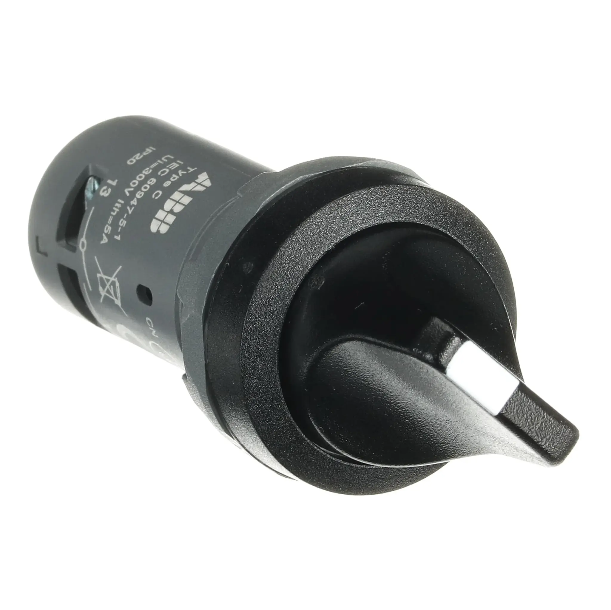 ABB C2SS1 Wahlschalter 2-Stufen Kurzer Griff IP69K, IP40, IP66, 1 Schließer