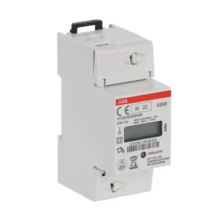 Produktfoto 1 von ABB EV1 Energiemessgerät LCD 90 mm x 35 mm Energiemessgerät, 6-stellig / 1-phasig