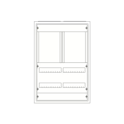 Produktfoto 1 von ABB KS2080 800 x 550 x 215 mm Verteilerkasten