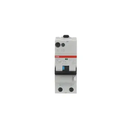 Produktfoto 1 von ABB DS201 FI-Schutzschalter, 1-polig, 6A, 30 mA Typ C IEC 61009-1 IEC 61009-2-1 EN 61009-1 EN 61009-2-1