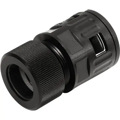 Produktfoto 1 von Festo MKRT Polyamid Kabelrohr Befestigung Schutzrohrverbinder PG16.5 23 mm Schwarz Schwarz-Finish IP54