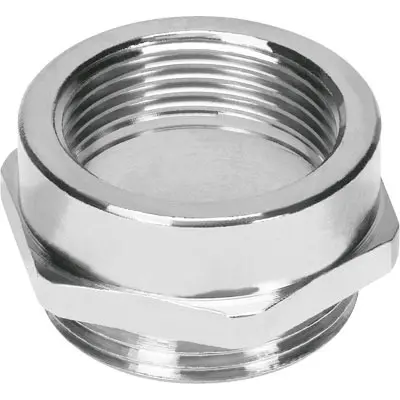 Produktfoto 1 von Festo MKA-PG29-M40 Messing vernickelt Kabelrohr Befestigung M40 Silber Silber-Finish