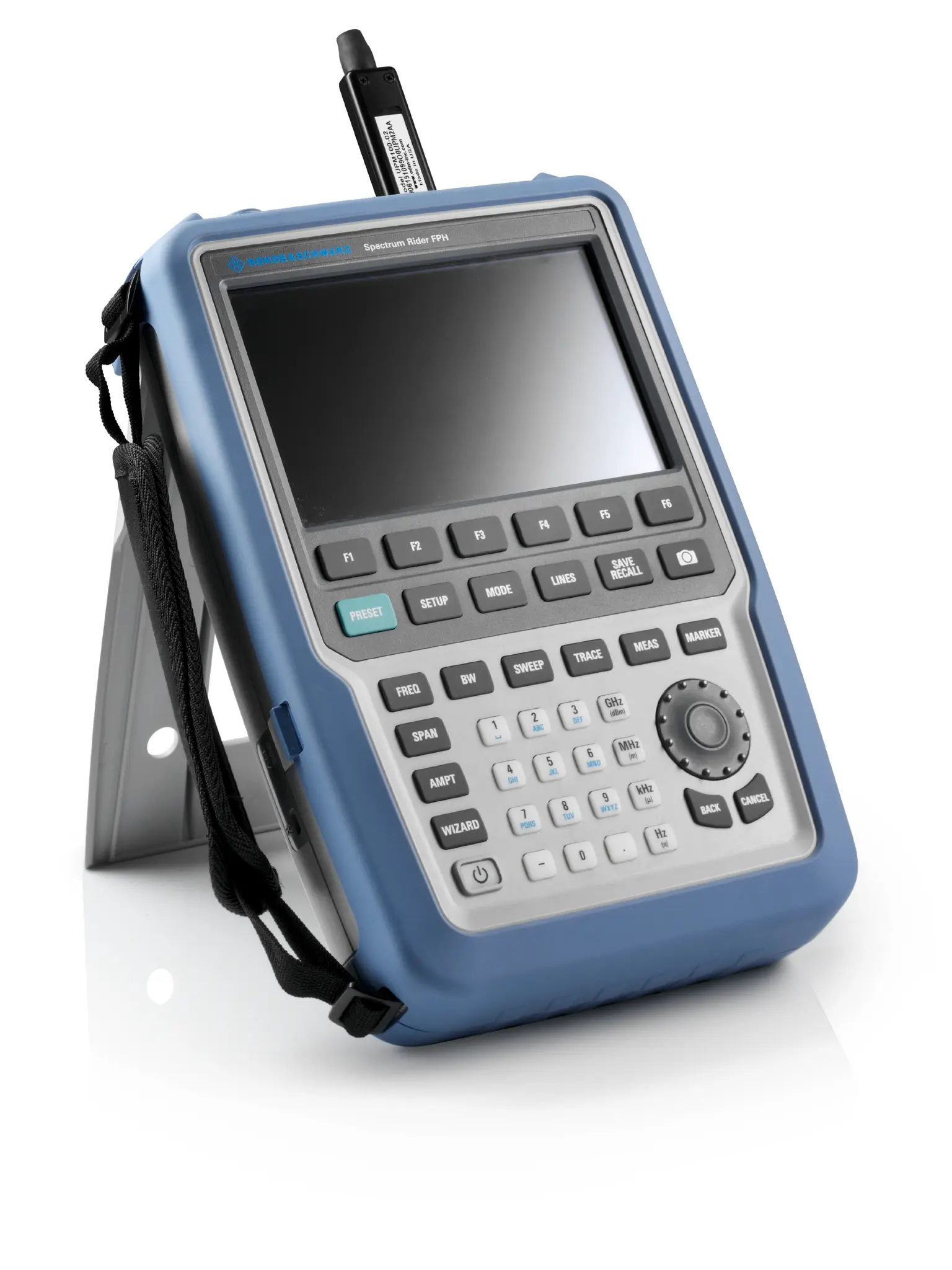Produktfoto 1 von Rohde & Schwarz FPH-P1 Spectrum Rider Tragbar Spektrumanalysator, 2 GHz, 5 kHz / 44 GHz, WLAN, USB