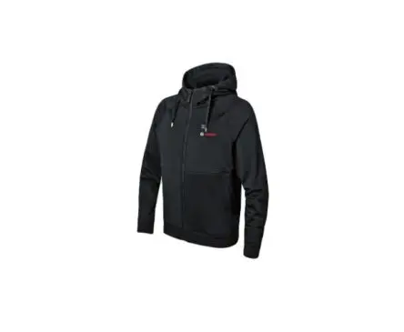 Produktfoto 1 von Bosch GHH Herren Beheizbare Kapuzenjacke, Elastan, Polyester Schwarz Reißverschluss, Größe 3XL