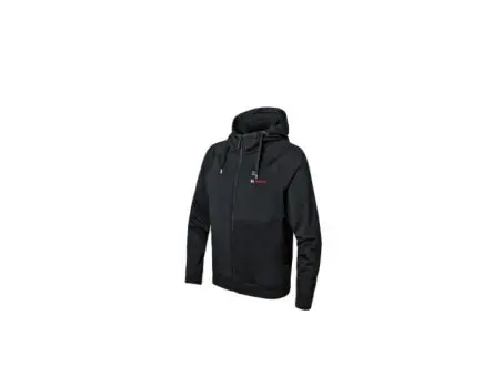 Bosch GHH Herren Beheizbare Kapuzenjacke, Elastan, Polyester Schwarz Reißverschluss, Größe XL