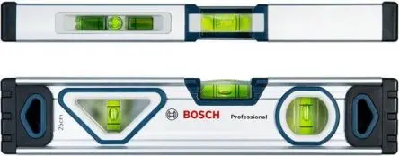 Produktfoto 1 von Bosch Wasserwaage, Typ Kubisch, 25 cm, Rahmen Aluminium, 3 Libelle/n Magnetisch, ±0.5 mm