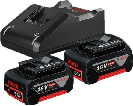 Produktfoto 1 von Bosch Akku und Ladegerät, 18V / 4 Ah Bosch Professional 18 V Werkzeuge und Ladegeräte