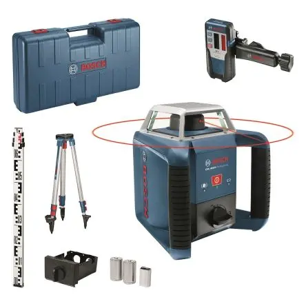 Produktfoto 1 von Bosch GRL 400 H GRL 400 H Rotationslaser 635 nm ± 2.4 mm/m Außen Laserfarbe Rot 1, Klasse 2