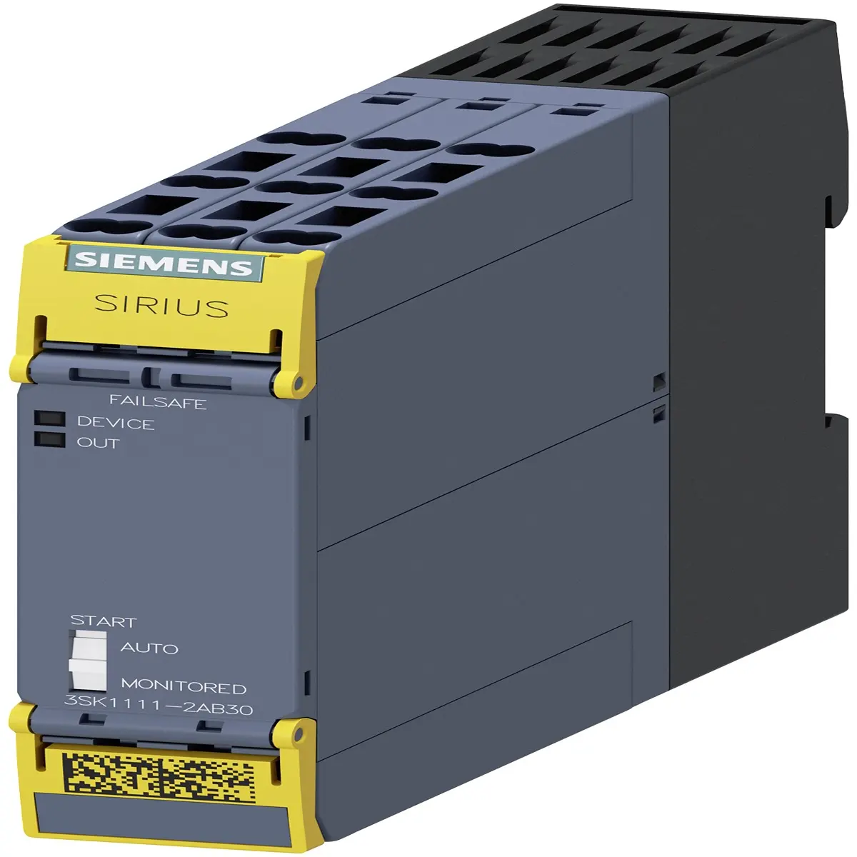 Produktfoto 1 von Siemens 3SK1 Sicherheitsrelais, 24V ac/dc, 3 Sicherheitskontakte Sicherheitsüberwachung