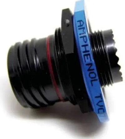 Produktfoto 1 von Amphenol Limited, D38999 Versilberter Draht MIL-Spec Rundsteckverbinder Gewindeeinführung, 6-polig, Gehäuse 11 mm