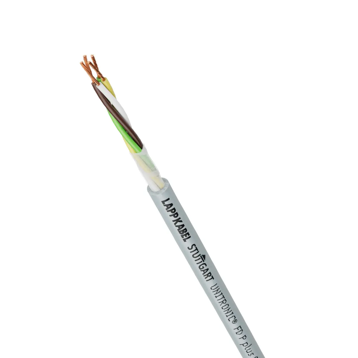 Produktfoto 1 von Lapp UNITRONIC FD P Plus Steuerkabel, 4-adrig x 0.25 mm² 24 Ungeschirmt Grau, Polyurethan