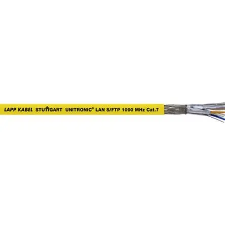 Produktfoto 1 von Lapp Cat6a Ethernet-Kabel, 100 m, Gelb Abgeschirmt Stecker, A Nicht abgeschlossen Stecker, B Nicht abgeschlossen, Schwer