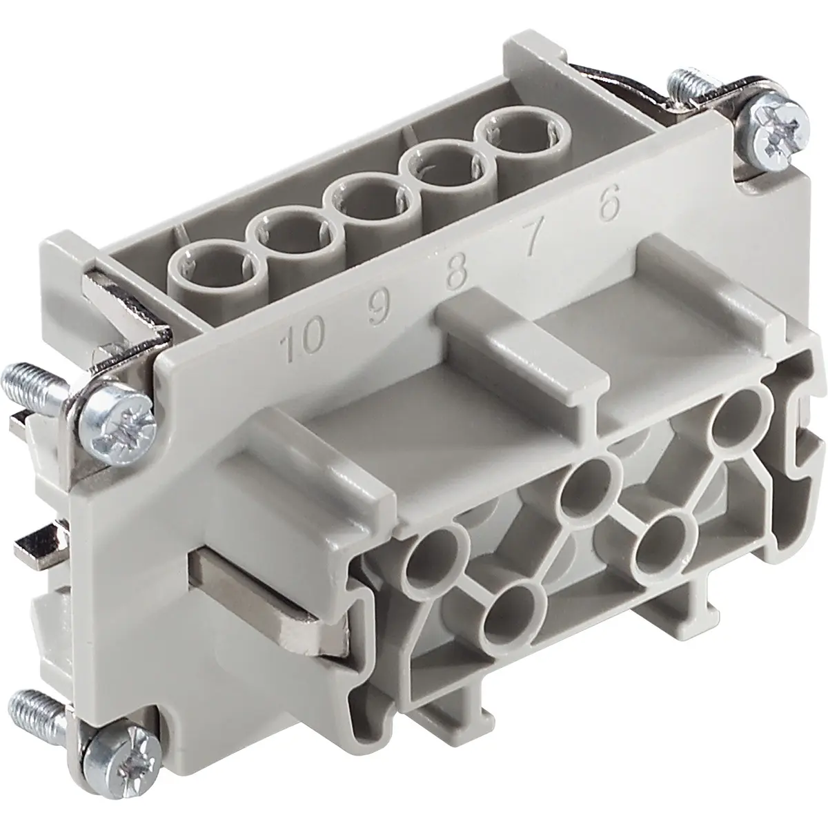 Produktfoto 1 von Lapp EPIC KIT H Schwere Steckverbinder Bausatz, Buchse 10-polig, 600 V / CSA: 10 A, IEC: 23 A, UL: 10 A, Sockel