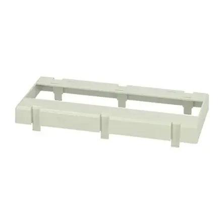 Fibox Frontplatte, für Fenster 12 Module