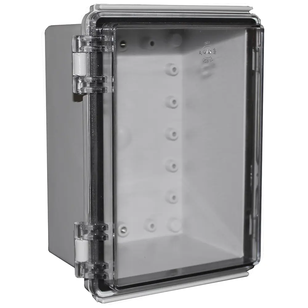 Produktfoto 1 von CAMDENBOSS X8; Universalgehäuse; ABS; Grau; IK08 IP40 Breite 135 mm Höhe 100 mm Länge 185 mm