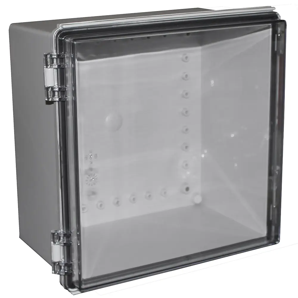Produktfoto 1 von CAMDENBOSS X8; Universalgehäuse; ABS; Grau; IK08 IP40 Breite 300 mm Höhe 180 mm Länge 300 mm