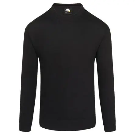 Produktfoto 1 von Orn 1250 Unisex Sweatshirt, 35 % Baumwolle, 65 % Polyester Schwarz, Größe 3XL, Größe 3XL