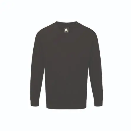 Produktfoto 1 von Orn 1260 Unisex Sweatshirt, 35 % Baumwolle, 65 % Polyester Schwarz, Größe 2XL, Größe 2XL