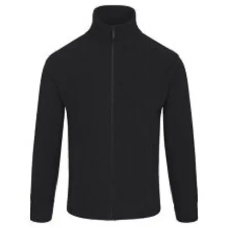 Produktfoto 1 von Orn 3200 Unisex Fleece-Jacke, 100 % Polyester Schwarz Reißverschluss, Größe L