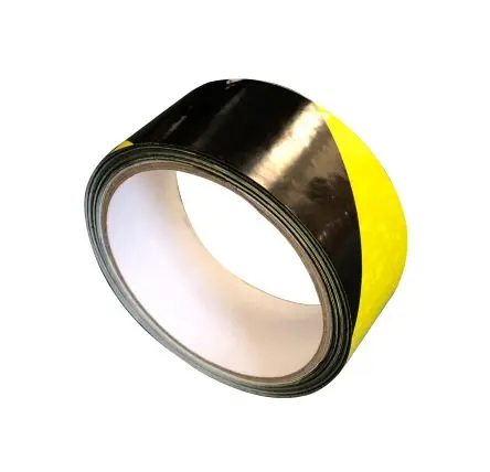 Produktfoto 1 von Ecospill Ltd Trassierband Schwarz, Gelb, 380mm x 33 m