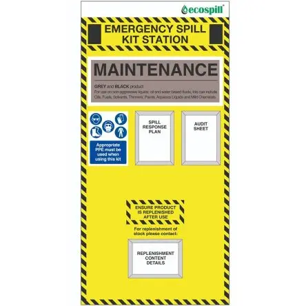 Produktfoto 1 von Ecospill Ltd Bindemittel-Kit, Einsatz in Überlaufkontrolle