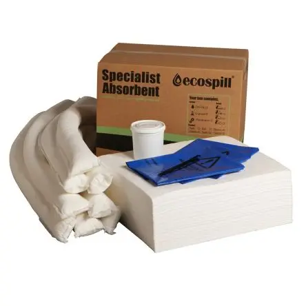 Produktfoto 1 von Ecospill Ltd Bindemittel-Kit, Aufnahme bis 90 L, Einsatz in Überlaufkontrolle
