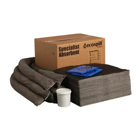 Produktfoto 1 von Ecospill Ltd Bindemittel-Kit, Aufnahme bis 90 L, Einsatz in Überlaufkontrolle