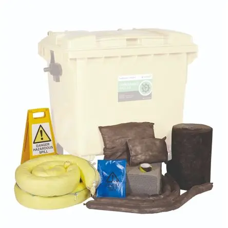 Ecospill Ltd Bindemittel-Kit, Aufnahme bis 1000 L, Einsatz in Überlaufkontrolle