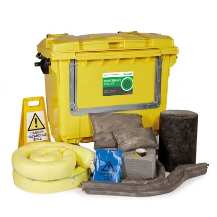 Ecospill Ltd Bindemittel-Kit, Aufnahme bis 600 L, Einsatz in Überlaufkontrolle