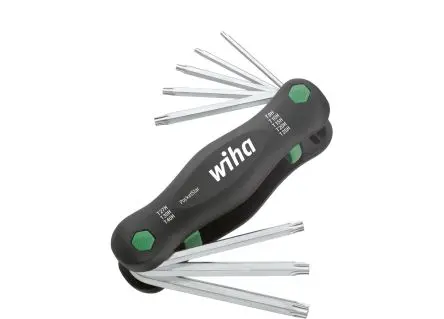 Produktfoto 1 von Wiha TORX®-Schlüsselsatz, CrV-Stahl 8, T9H, T10H, T15H, T20H, T25H, T27H, T30H, T40H