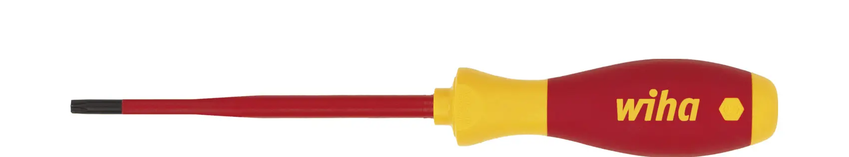 Produktfoto 1 von Wiha VDE 1000V zugelassen T20 mm Standard, Chrom Vanadium Stahl, Molybdänstahl, 211 mm / Klinge 100 mm
