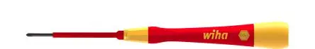 Produktfoto 1 von Wiha VDE 1000V zugelassen PH0 Standard, Molybdänstahl, Chrom Vanadium Stahl, 167 mm / Klinge 65 mm