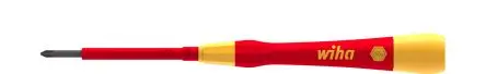 Produktfoto 1 von Wiha VDE 1000V zugelassen PH1 Standard, Molybdänstahl, Chrom Vanadium Stahl, 167 mm / Klinge 65 mm
