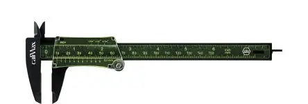 Produktfoto 1 von Wiha 150 mm Analog Nonius Beide Messschieber 0.1 mm