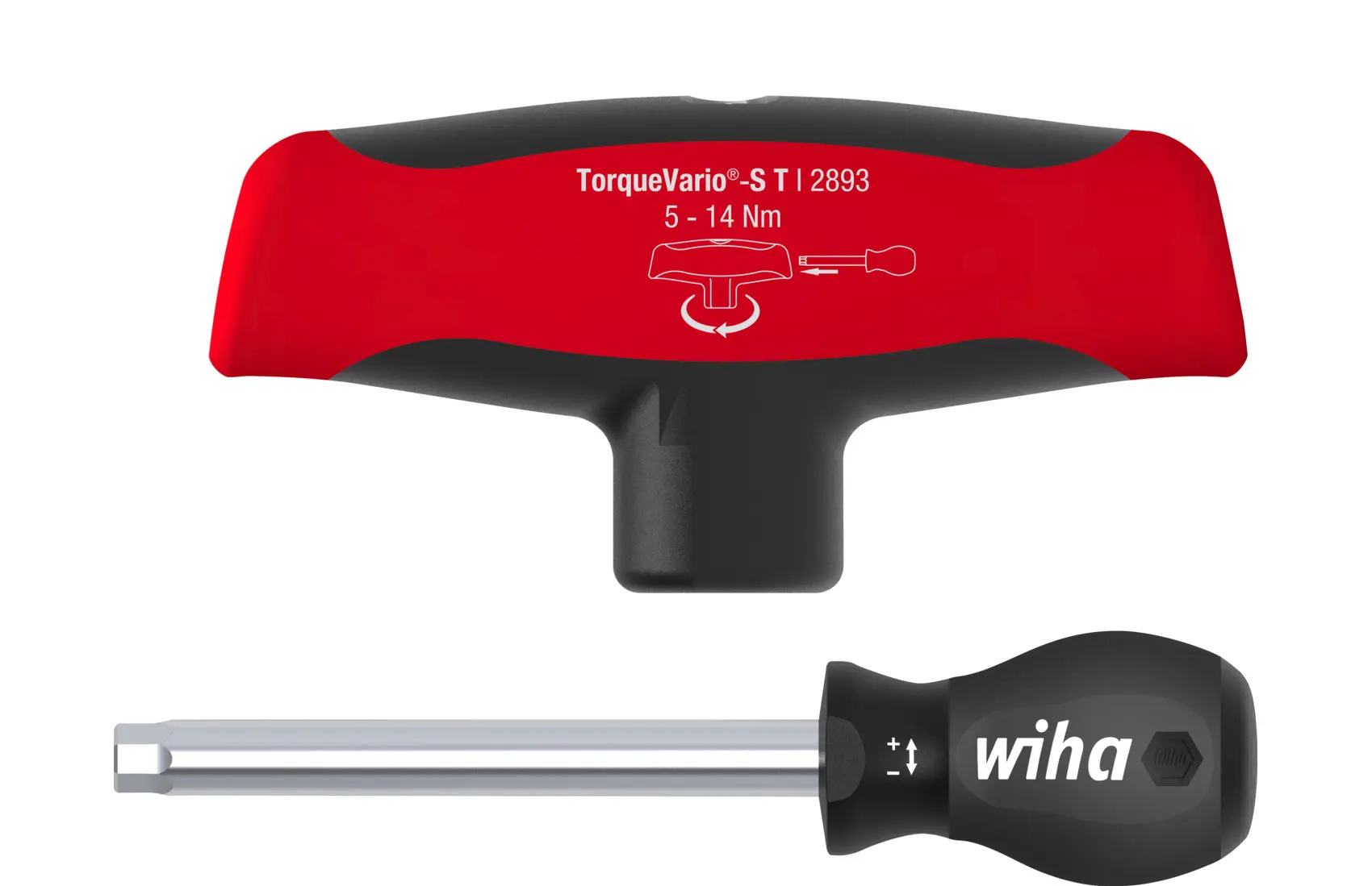 Produktfoto 1 von Wiha 6 mm Drehmomentschraubendreher Einstellbar 5 To 14 Nm / ±6 % Länge 56 mm