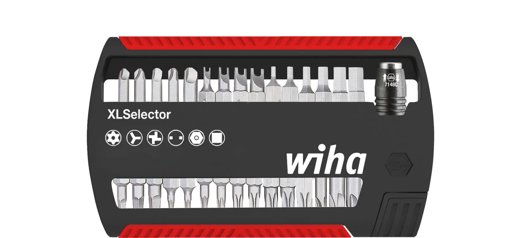 Produktfoto 1 von Wiha Sechskant, Schraubenschlüssel, Torq-Set Mplus, Innensechsrund, Dreiflügelig Gemischter Bit-Satz Lobular