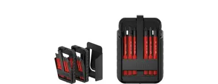 Produktfoto 1 von Wiha Hex-Plus, Phillips, Pozidriv, Geschlitzt, Innensechsrund Elektrisches Bit-Set 75 mm, Länge 75 mm, 12-teilig