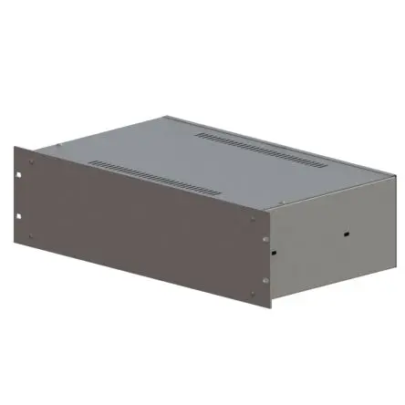 Produktfoto 1 von CAMDENBOSS C19G 19 Zoll Einschub 3 U Belüftet Silber, B: 132.5 mm x T: 263 mm x H: 88.1 mm
