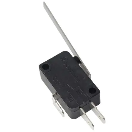 Produktfoto 1 von CAMDENBOSS Mikroschalter Langer Hebel-Betätiger Schnellverbindung, 1-poliger Umschalter, 250 V ac, 5A -10 °C - 105 °C