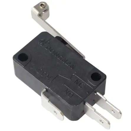 Produktfoto 1 von CAMDENBOSS Mikroschalter Langarmwalze-Betätiger Schnellverbindung, 1-poliger Umschalter, 250 V ac, 5A 0.8N -10 °C - 105