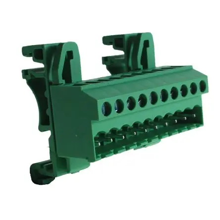 Produktfoto 1 von CAMDENBOSS CTBPD96VJ Anschlussklemmenblock DIN-Schiene Grün, 1.5mm², 2000V Steckbar