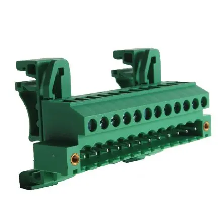 Produktfoto 1 von CAMDENBOSS CTBPD96VJ Anschlussklemmenblock DIN-Schiene Grün, 1.5mm², 2000V Steckbar