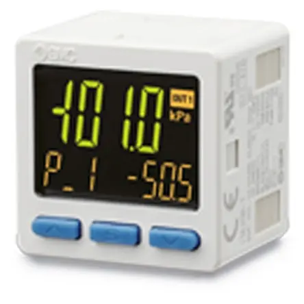 SMC Digitaldruck Druckschalter, 0 bar → -1.01 bar