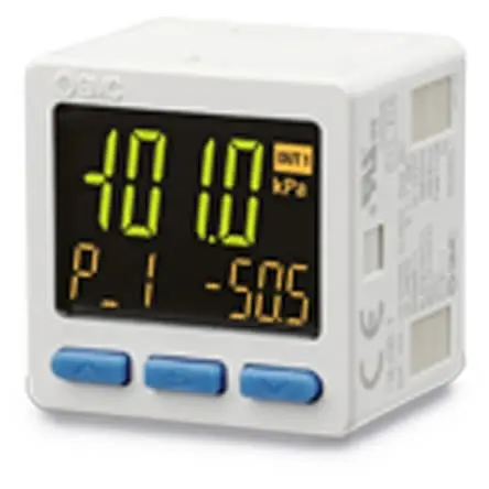Produktfoto 1 von SMC Digitaldruck Druckschalter, 0 bar → -1.01 bar